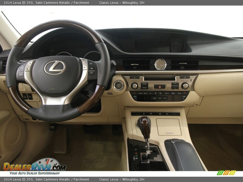 2014 Lexus ES 350 Satin Cashmere Metallic / Parchment Photo #28