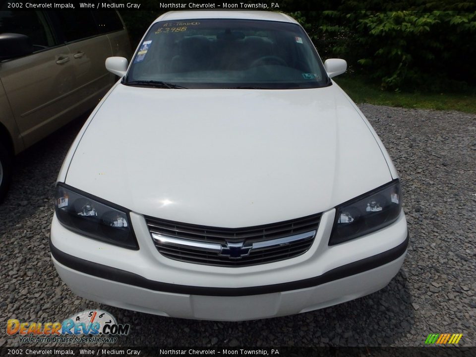 2002 Chevrolet Impala White / Medium Gray Photo #6