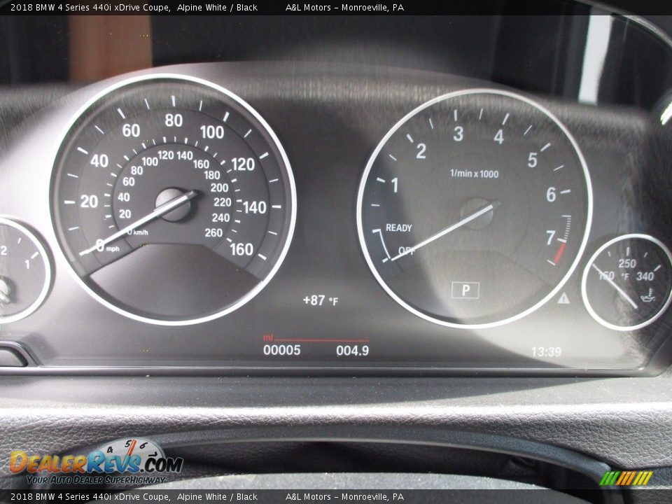 2018 BMW 4 Series 440i xDrive Coupe Gauges Photo #20