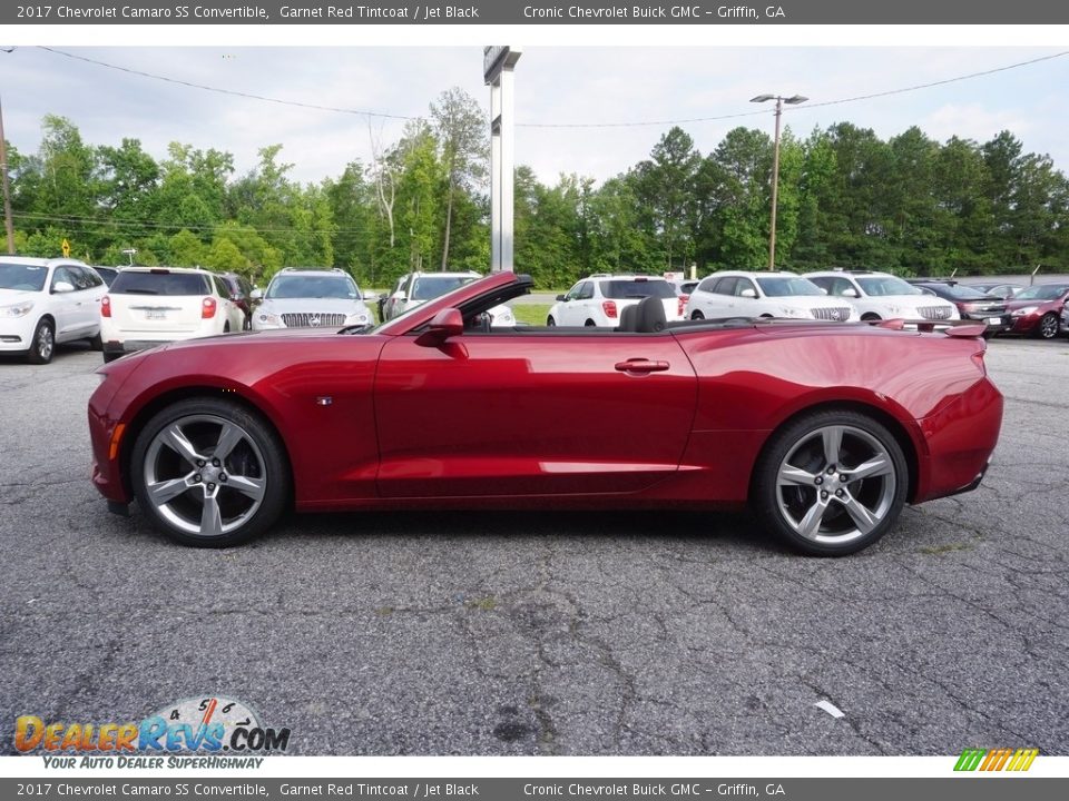 2017 Chevrolet Camaro SS Convertible Garnet Red Tintcoat / Jet Black Photo #3