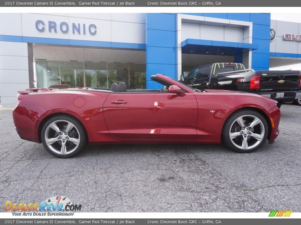 2017 Chevrolet Camaro SS Convertible Garnet Red Tintcoat / Jet Black Photo #7