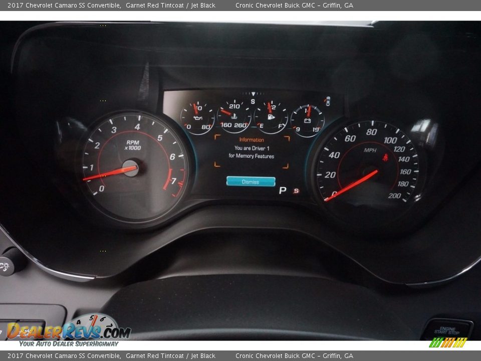 2017 Chevrolet Camaro SS Convertible Garnet Red Tintcoat / Jet Black Photo #13