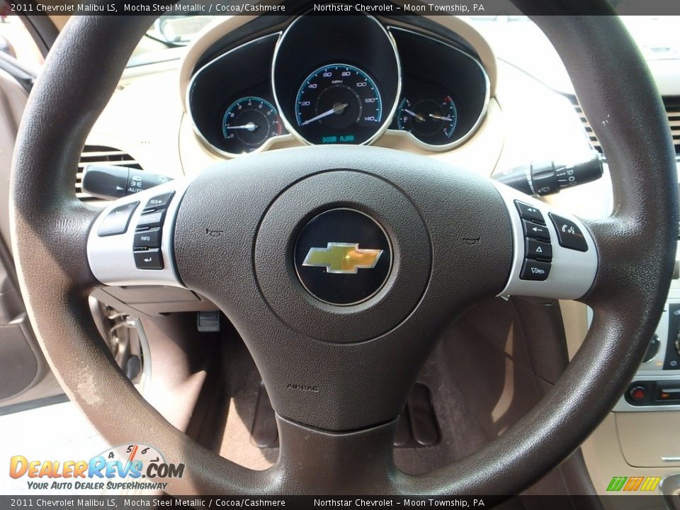 2011 Chevrolet Malibu LS Mocha Steel Metallic / Cocoa/Cashmere Photo #26