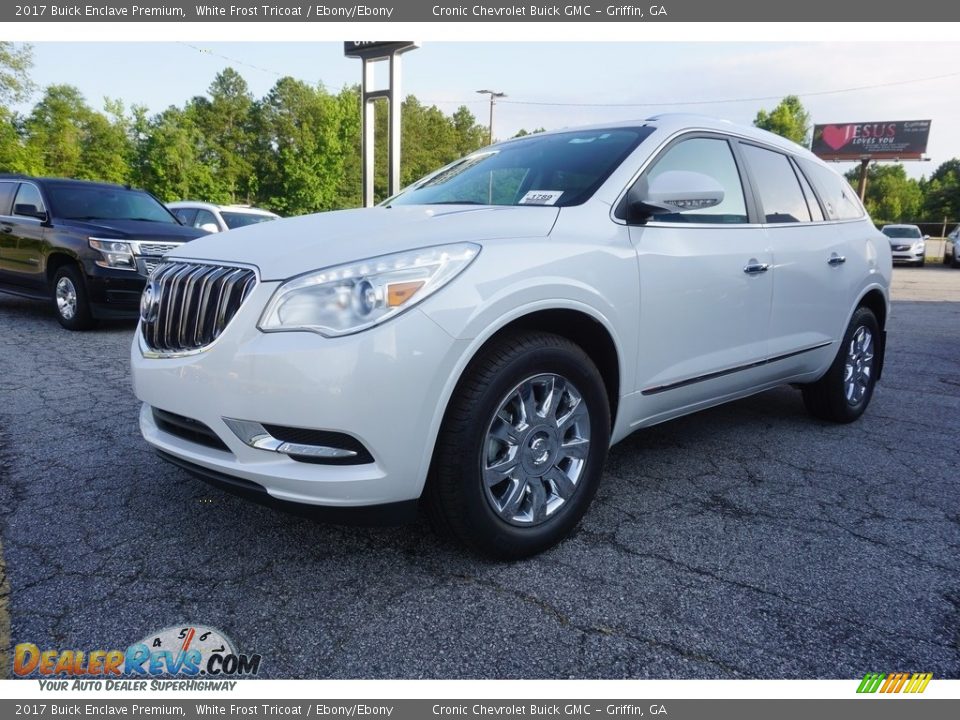 2017 Buick Enclave Premium White Frost Tricoat / Ebony/Ebony Photo #3