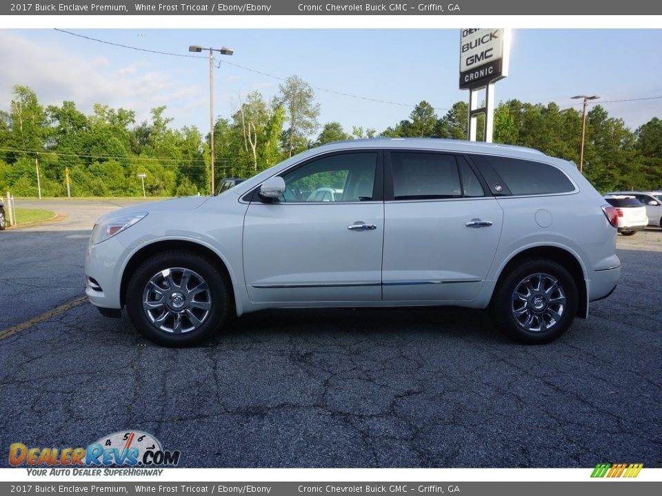 2017 Buick Enclave Premium White Frost Tricoat / Ebony/Ebony Photo #4