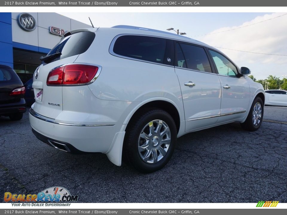 2017 Buick Enclave Premium White Frost Tricoat / Ebony/Ebony Photo #7