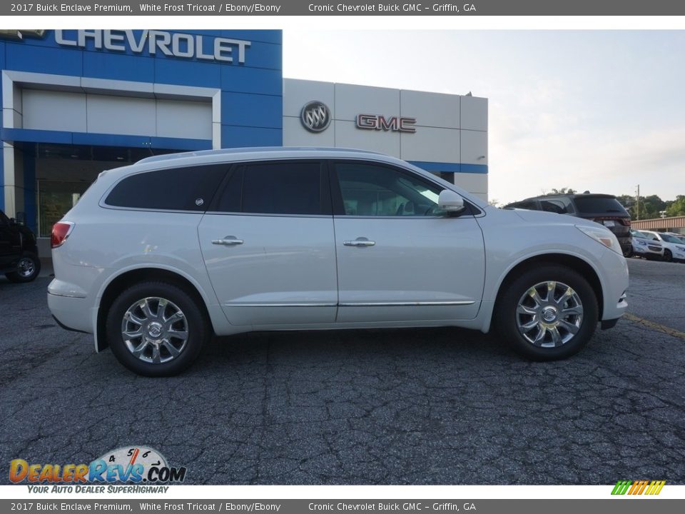 2017 Buick Enclave Premium White Frost Tricoat / Ebony/Ebony Photo #8