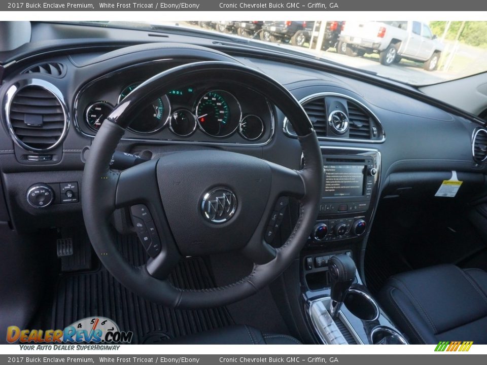 2017 Buick Enclave Premium White Frost Tricoat / Ebony/Ebony Photo #10