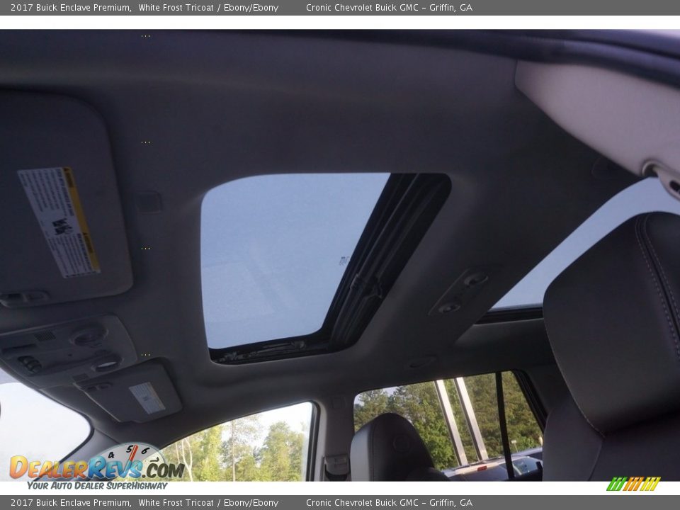 2017 Buick Enclave Premium White Frost Tricoat / Ebony/Ebony Photo #11