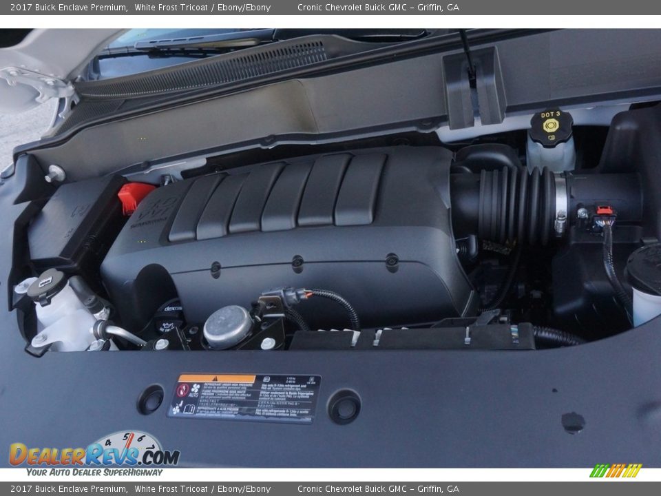2017 Buick Enclave Premium White Frost Tricoat / Ebony/Ebony Photo #13