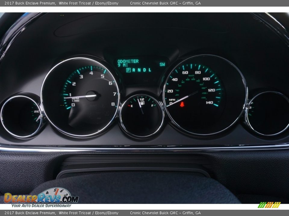 2017 Buick Enclave Premium White Frost Tricoat / Ebony/Ebony Photo #14