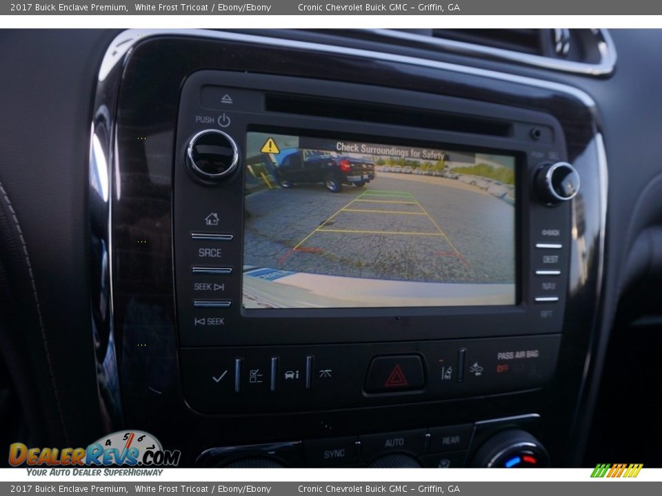2017 Buick Enclave Premium White Frost Tricoat / Ebony/Ebony Photo #16