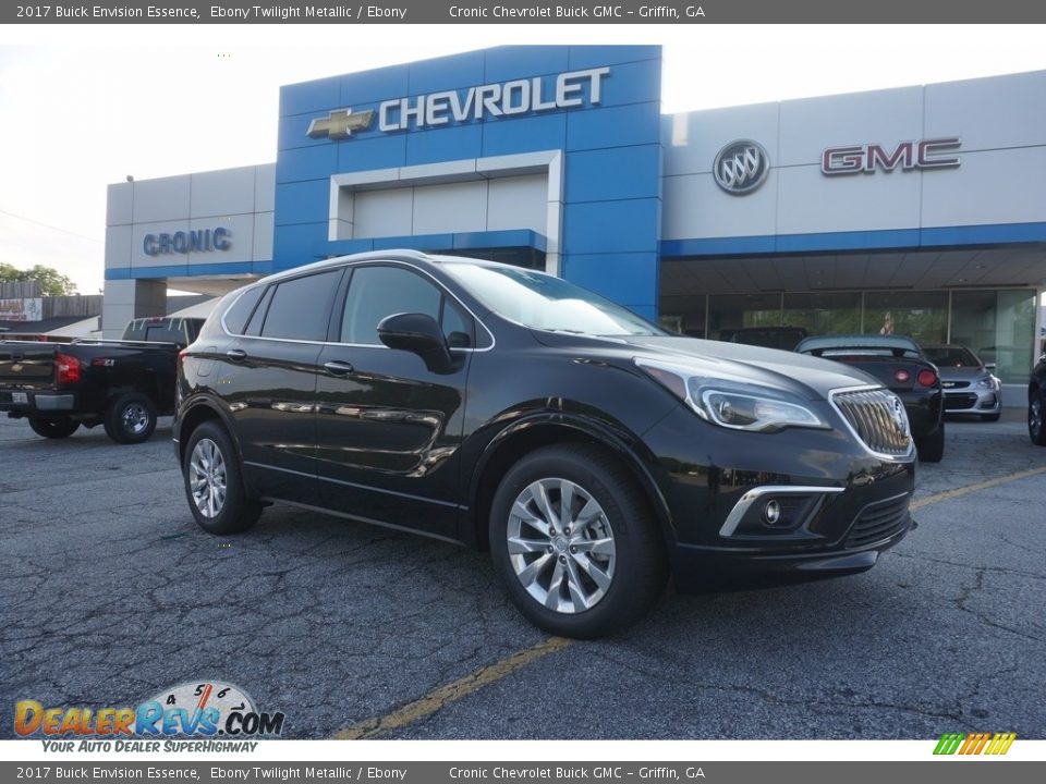 2017 Buick Envision Essence Ebony Twilight Metallic / Ebony Photo #1