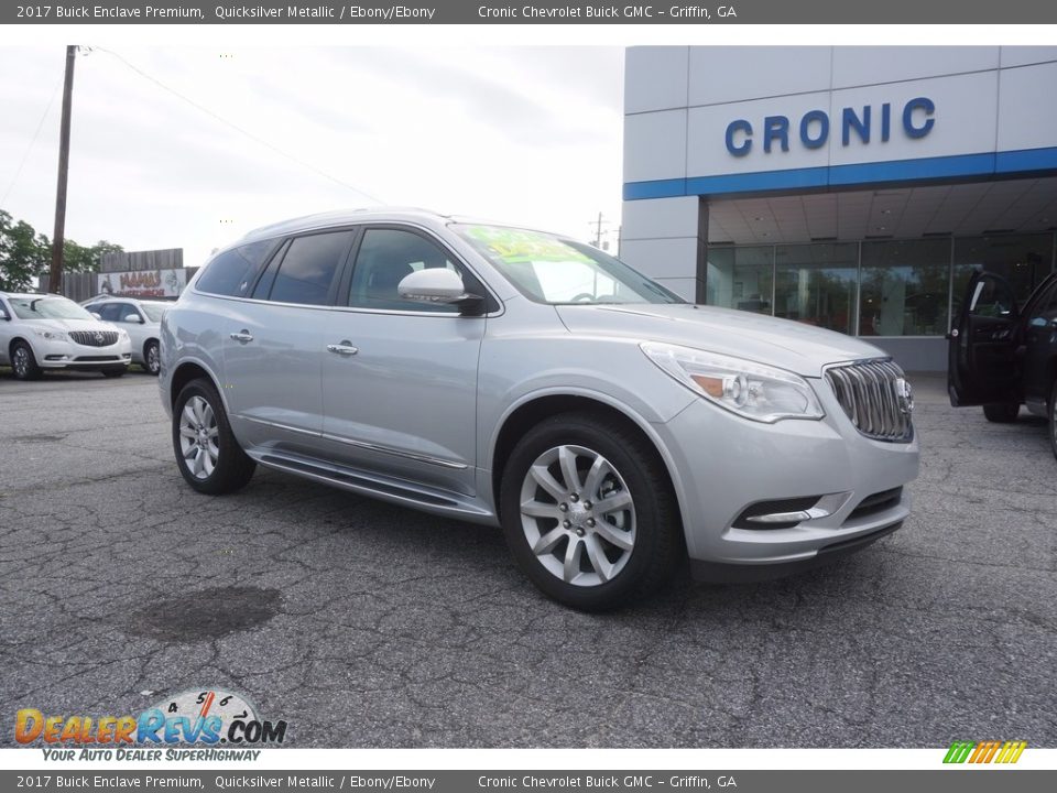 2017 Buick Enclave Premium Quicksilver Metallic / Ebony/Ebony Photo #1