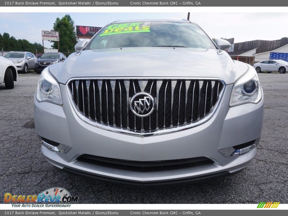 2017 Buick Enclave Premium Quicksilver Metallic / Ebony/Ebony Photo #2