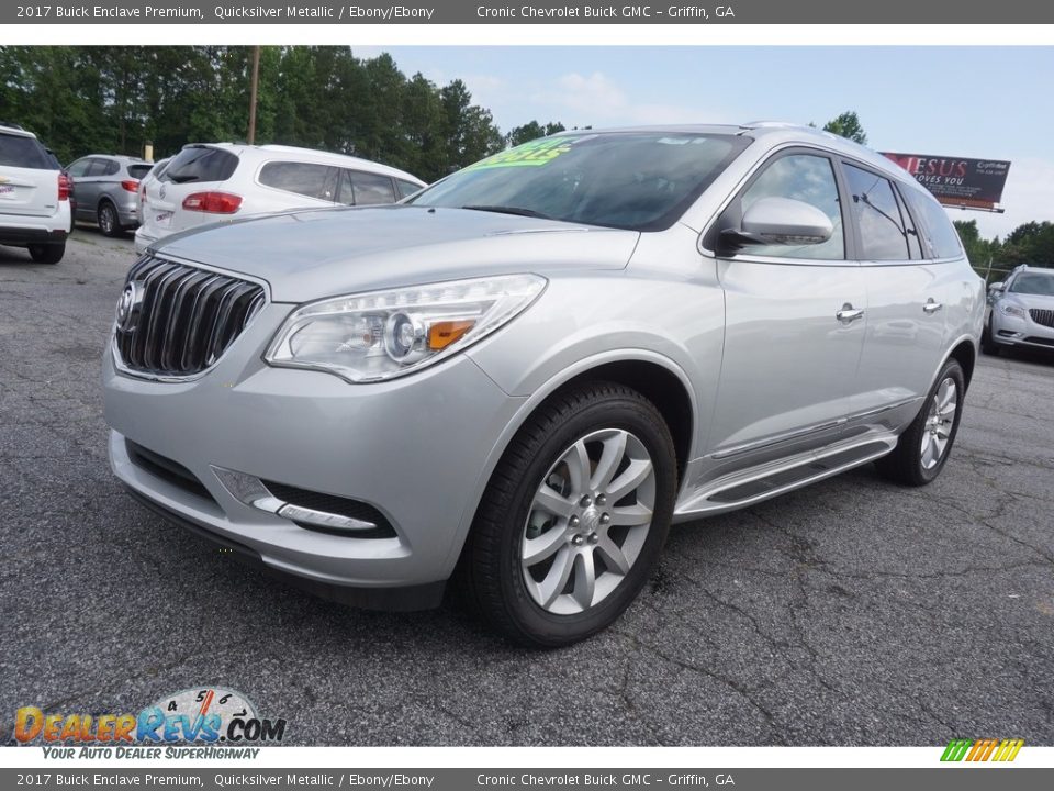 2017 Buick Enclave Premium Quicksilver Metallic / Ebony/Ebony Photo #3