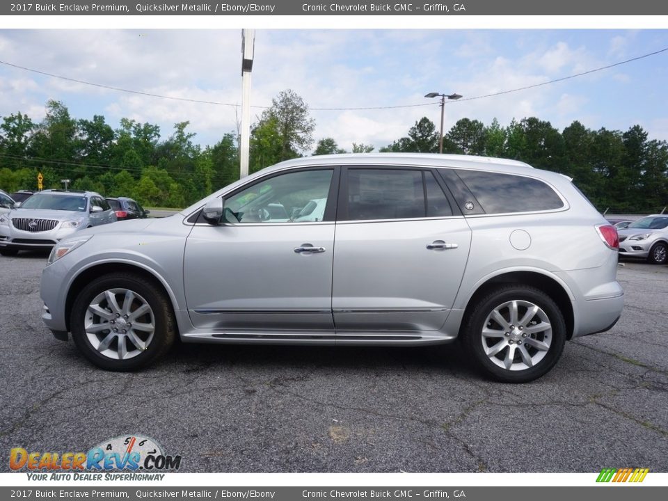 2017 Buick Enclave Premium Quicksilver Metallic / Ebony/Ebony Photo #4