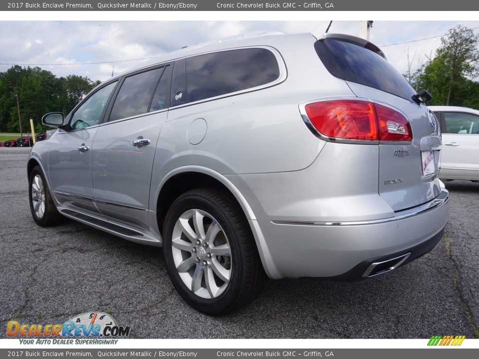2017 Buick Enclave Premium Quicksilver Metallic / Ebony/Ebony Photo #5