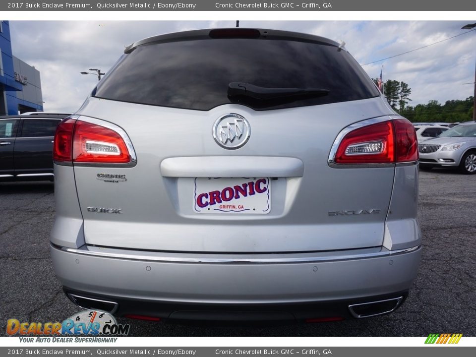 2017 Buick Enclave Premium Quicksilver Metallic / Ebony/Ebony Photo #6