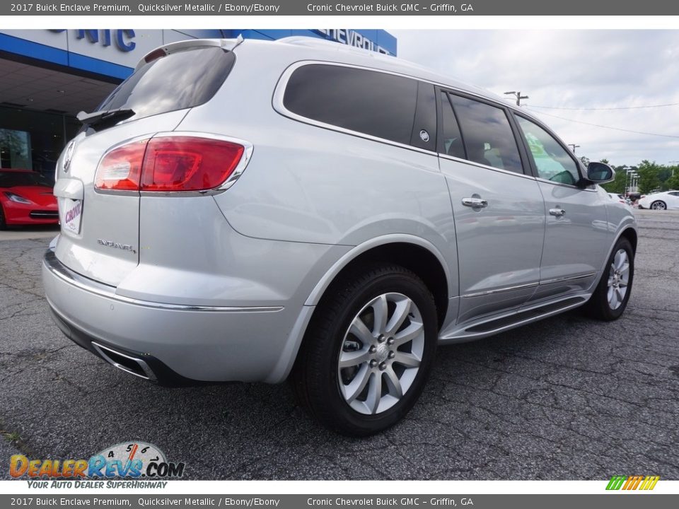 2017 Buick Enclave Premium Quicksilver Metallic / Ebony/Ebony Photo #7