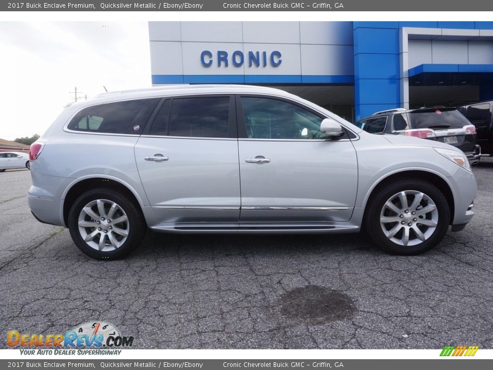 2017 Buick Enclave Premium Quicksilver Metallic / Ebony/Ebony Photo #8