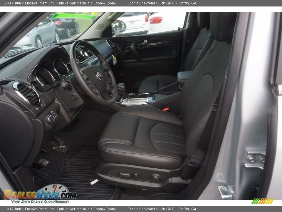 2017 Buick Enclave Premium Quicksilver Metallic / Ebony/Ebony Photo #9