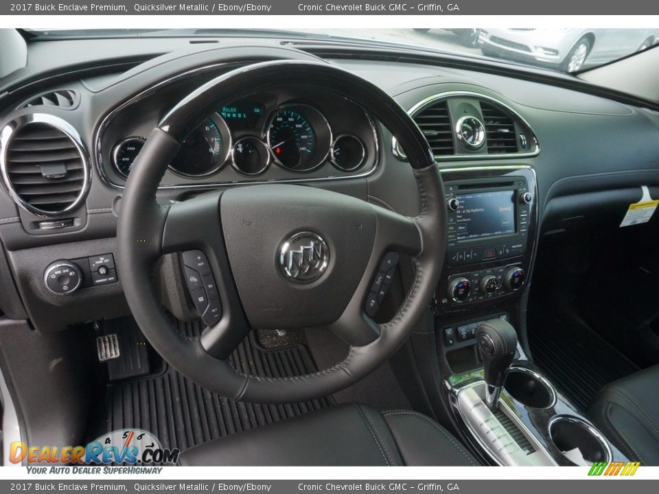 2017 Buick Enclave Premium Quicksilver Metallic / Ebony/Ebony Photo #10