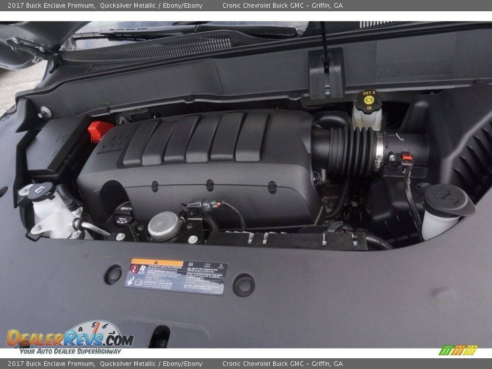 2017 Buick Enclave Premium Quicksilver Metallic / Ebony/Ebony Photo #12