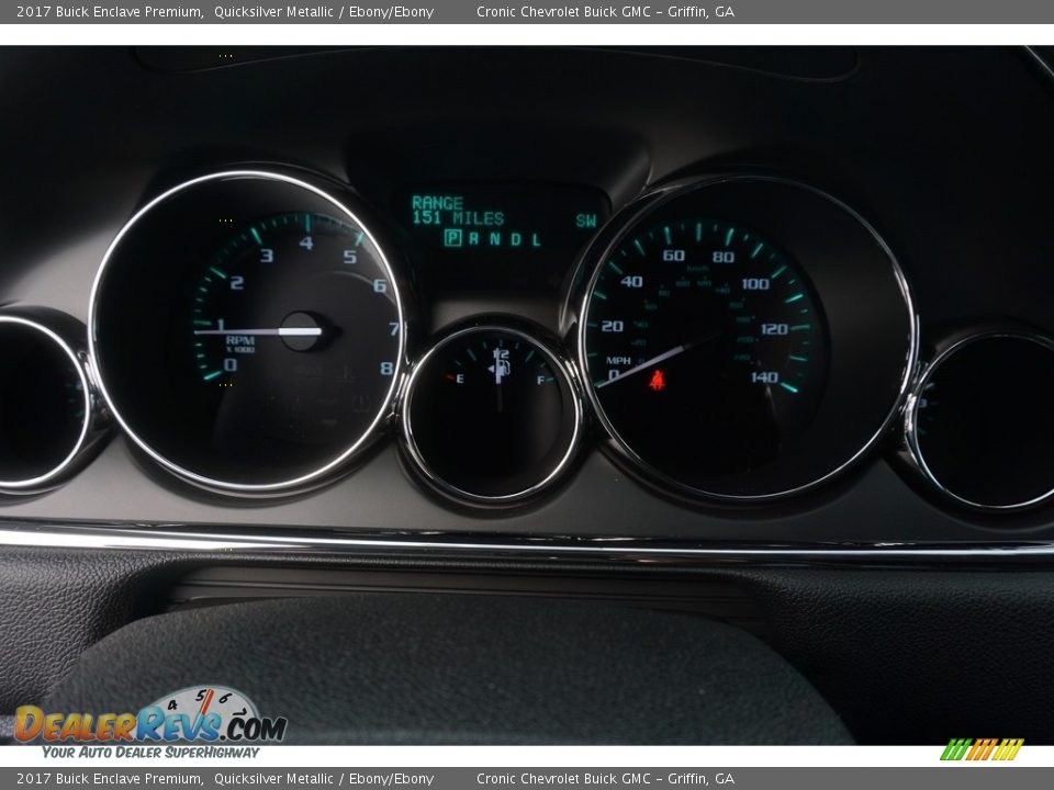 2017 Buick Enclave Premium Quicksilver Metallic / Ebony/Ebony Photo #13