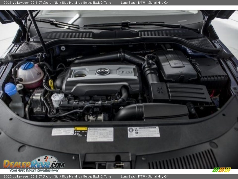 2016 Volkswagen CC 2.0T Sport 2.0 Liter Turbocharged FSI DOHC 16-Valve VVT 4 Cylinder Engine Photo #9