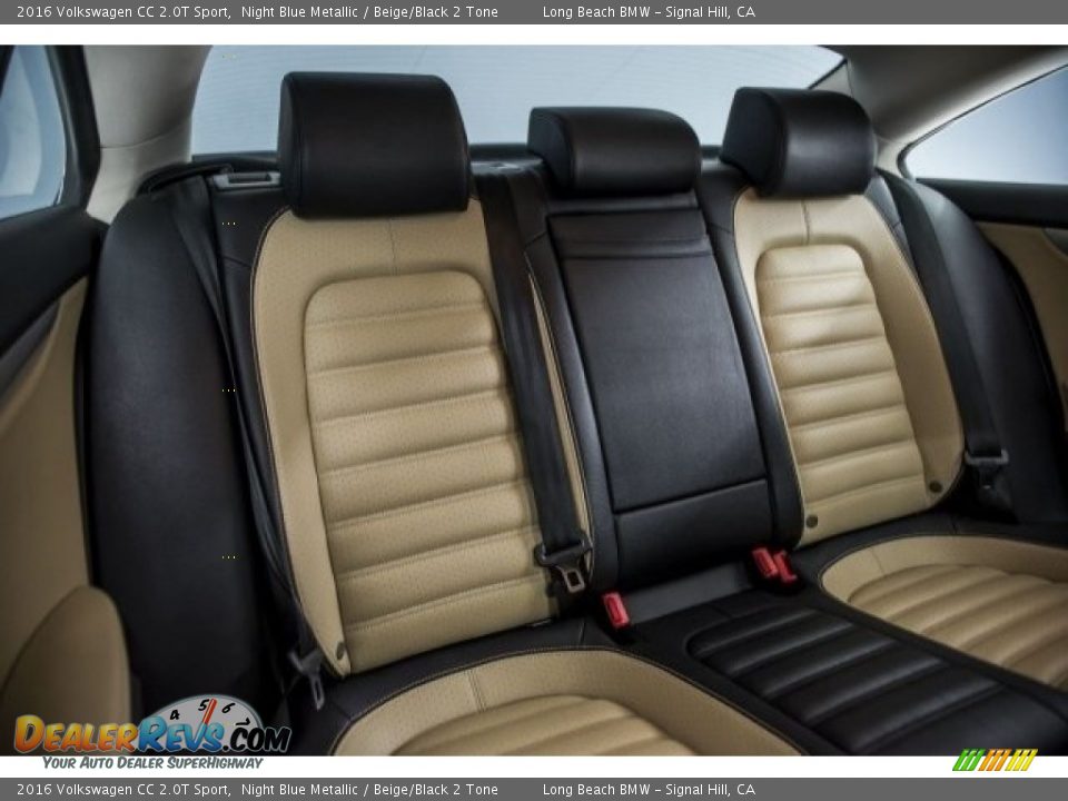 Rear Seat of 2016 Volkswagen CC 2.0T Sport Photo #27