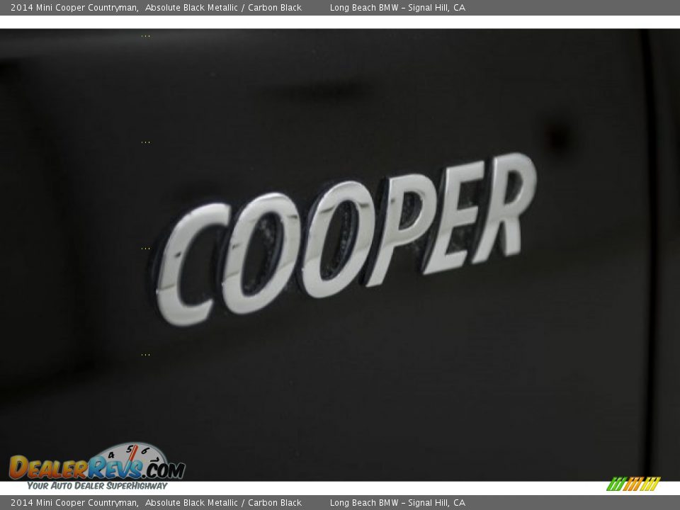 2014 Mini Cooper Countryman Absolute Black Metallic / Carbon Black Photo #7
