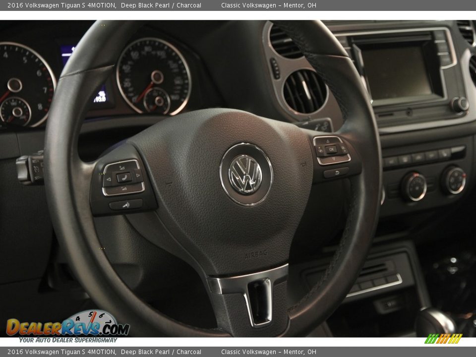2016 Volkswagen Tiguan S 4MOTION Steering Wheel Photo #6