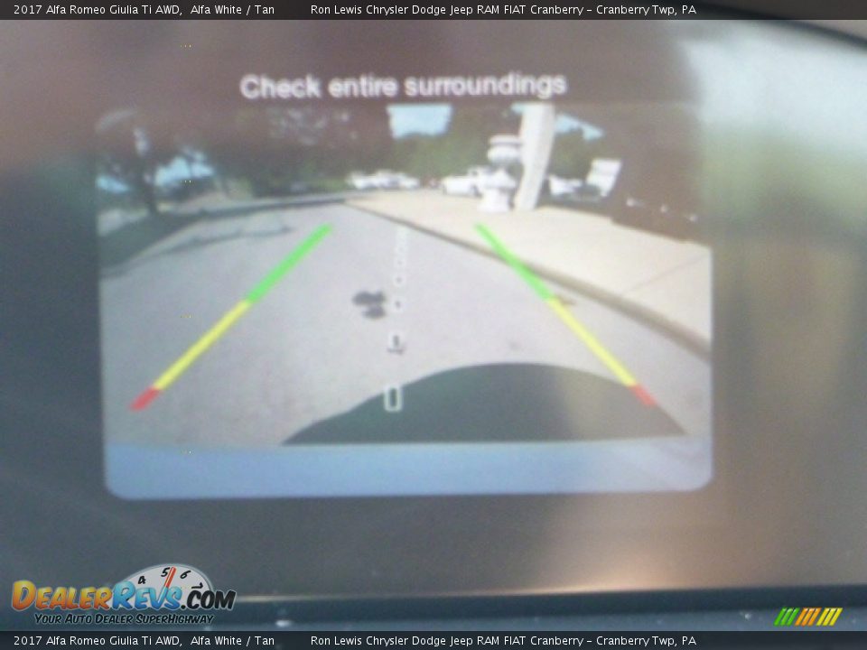 2017 Alfa Romeo Giulia Ti AWD Alfa White / Tan Photo #24