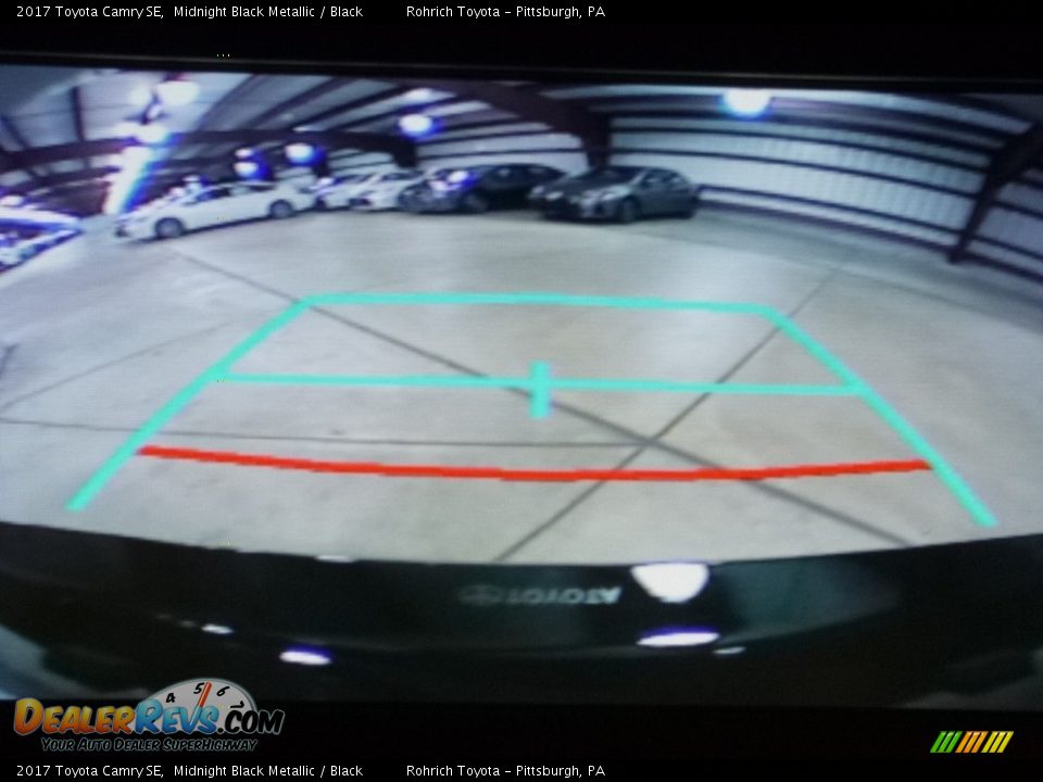 2017 Toyota Camry SE Midnight Black Metallic / Black Photo #13