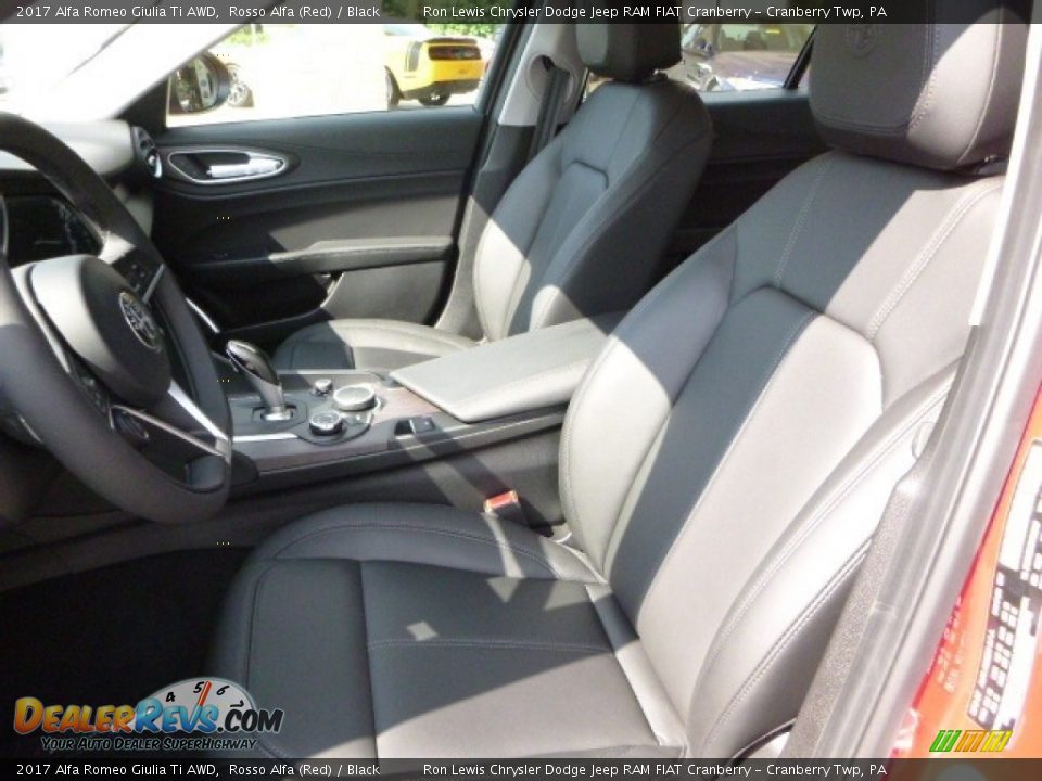 2017 Alfa Romeo Giulia Ti AWD Rosso Alfa (Red) / Black Photo #19