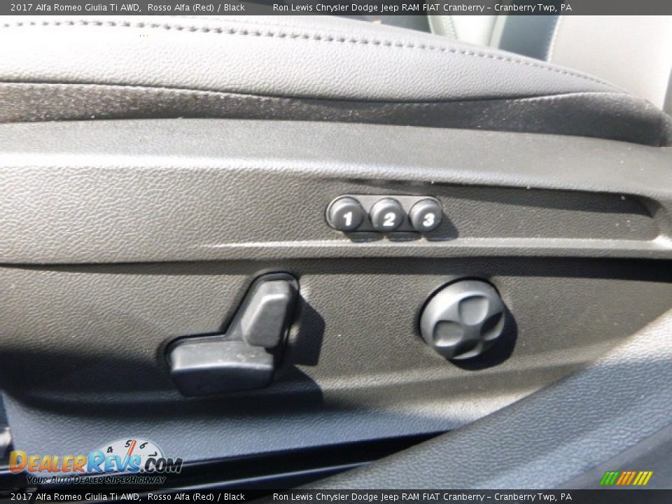 2017 Alfa Romeo Giulia Ti AWD Rosso Alfa (Red) / Black Photo #20
