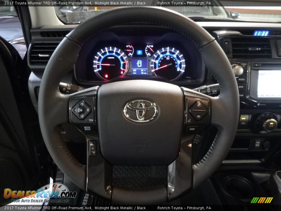 2017 Toyota 4Runner TRD Off-Road Premium 4x4 Midnight Black Metallic / Black Photo #15
