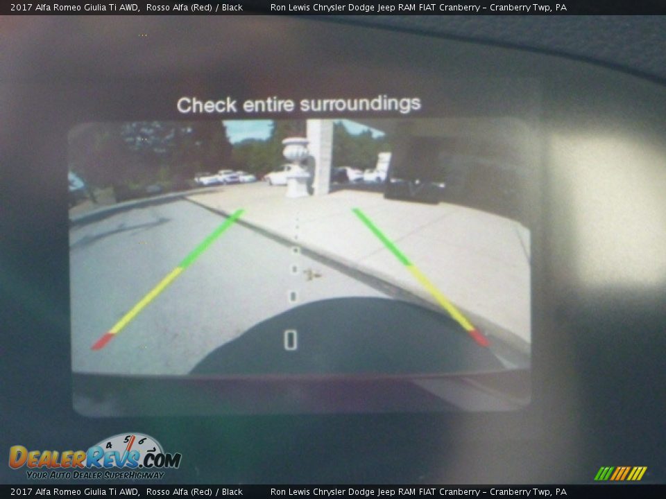 2017 Alfa Romeo Giulia Ti AWD Rosso Alfa (Red) / Black Photo #24