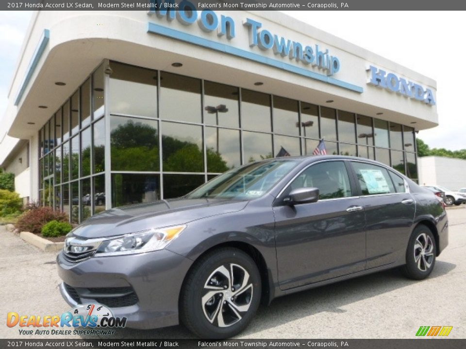 2017 Honda Accord LX Sedan Modern Steel Metallic / Black Photo #1