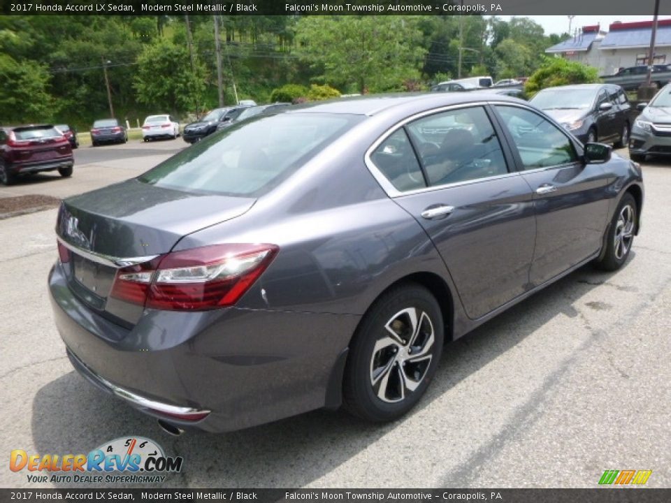 2017 Honda Accord LX Sedan Modern Steel Metallic / Black Photo #4