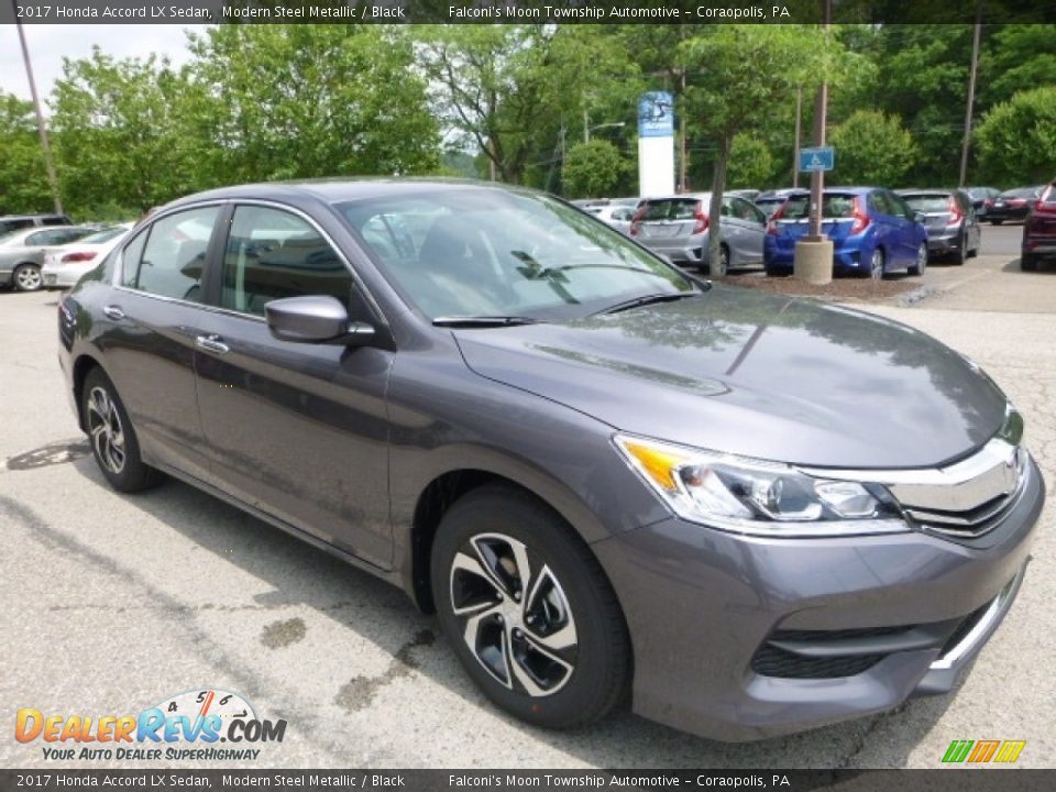 2017 Honda Accord LX Sedan Modern Steel Metallic / Black Photo #5