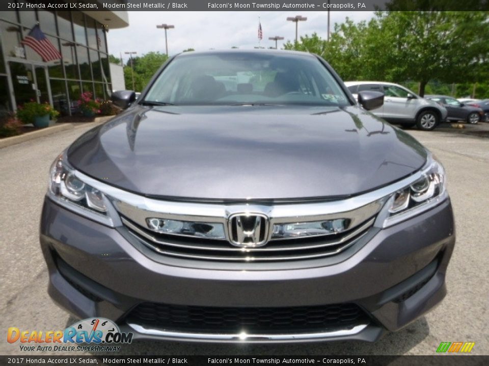 2017 Honda Accord LX Sedan Modern Steel Metallic / Black Photo #6