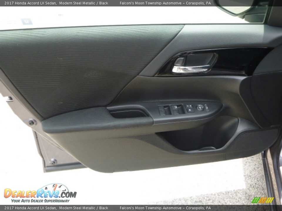 2017 Honda Accord LX Sedan Modern Steel Metallic / Black Photo #11