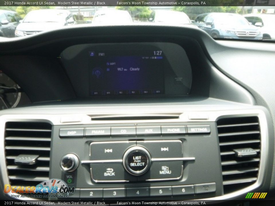 2017 Honda Accord LX Sedan Modern Steel Metallic / Black Photo #13