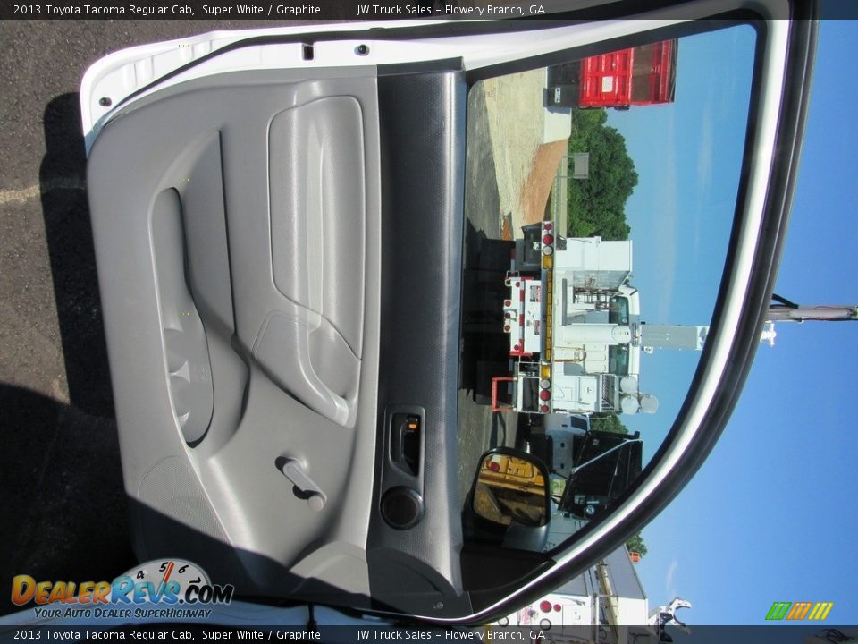 2013 Toyota Tacoma Regular Cab Super White / Graphite Photo #29
