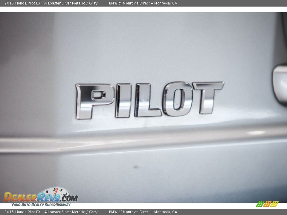 2015 Honda Pilot EX Alabaster Silver Metallic / Gray Photo #7