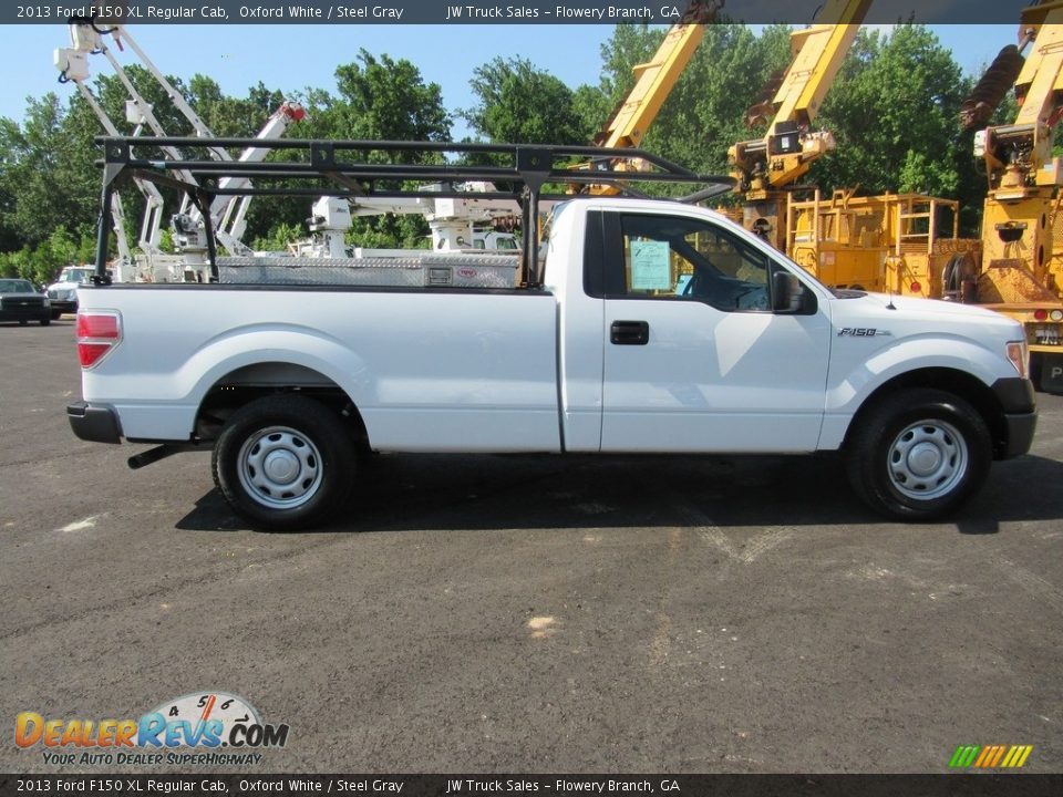 2013 Ford F150 XL Regular Cab Oxford White / Steel Gray Photo #11