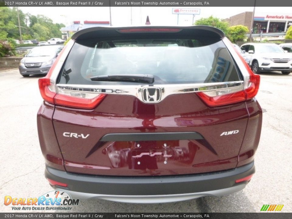 2017 Honda CR-V LX AWD Basque Red Pearl II / Gray Photo #3