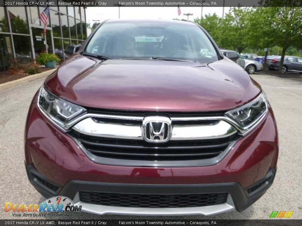 2017 Honda CR-V LX AWD Basque Red Pearl II / Gray Photo #6